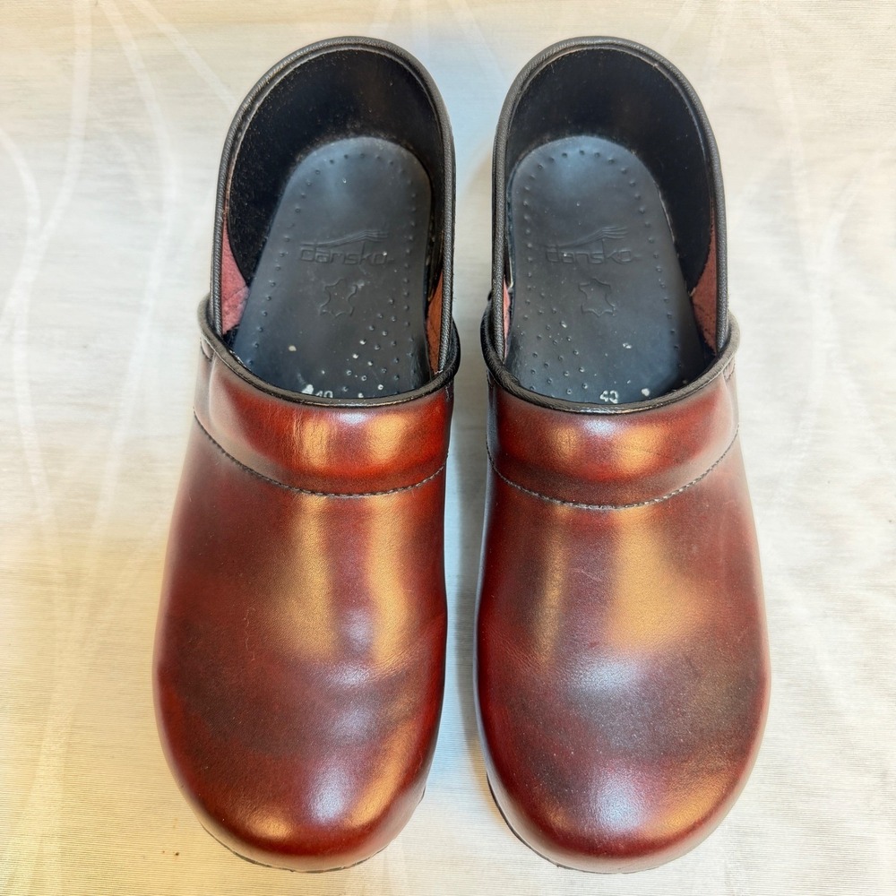 Dansko Women's Professional Cordovan Cabrio Clog US 9.5-10 EU 40 Burgundy - Picture 4 of 12